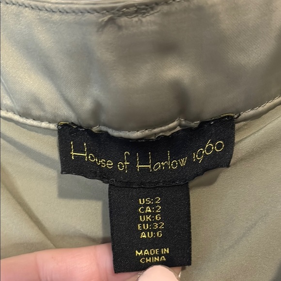 House of Harlow 1960 Sage Cargo Pants 2 - Picture 2 of 6